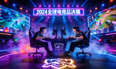 电竞赛事舞台 选手激烈对战